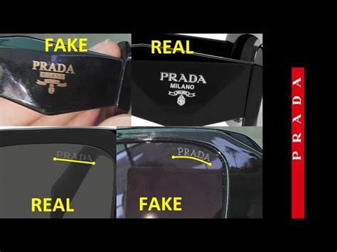 real prada glasses vs fake|genuine prada sunglasses.